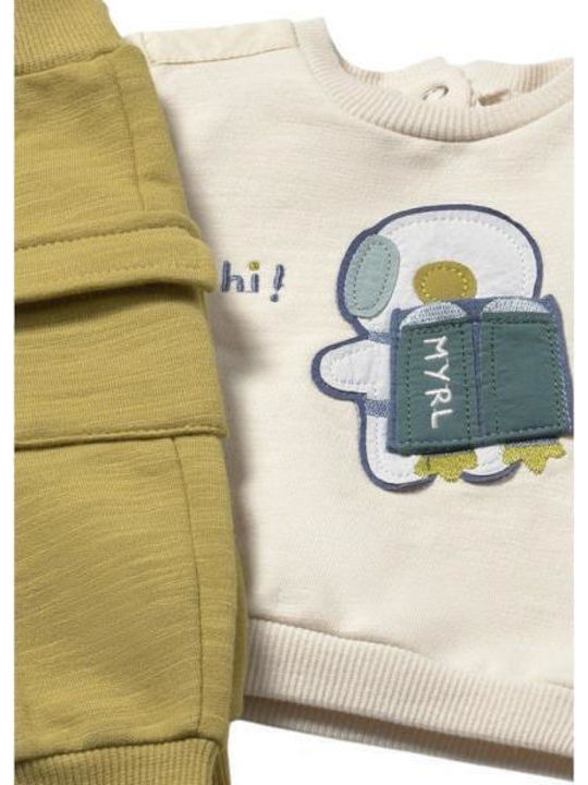 Kids Sweatpants Set Petrol Blue 4 Pieces