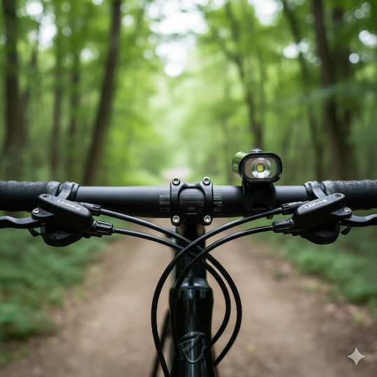 Lezyne Mini Drive 400XL Επαναφορτιζόμενο Εμπρόσθιο Φως Ποδηλάτου Μαύρο