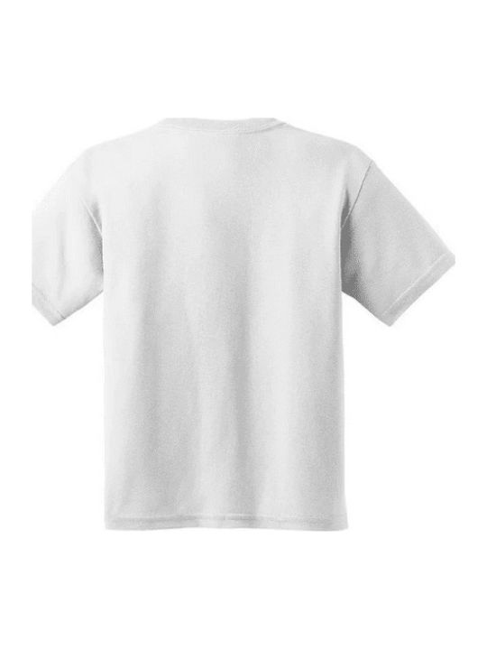 Gildan Onassis T-shirt Λευκό Βαμβακερό