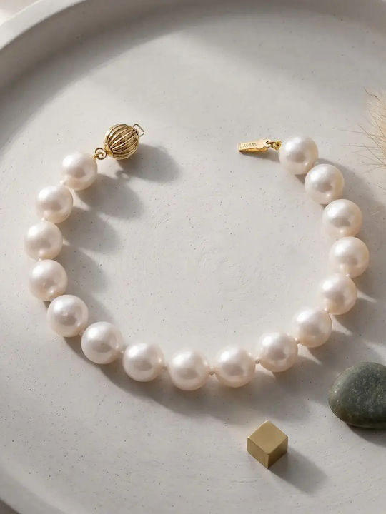 Damen Armband aus 14K Gold mit Perlen