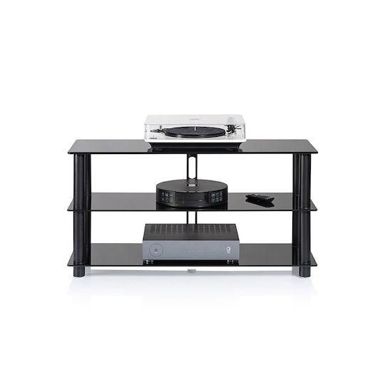NorStone Epur 3 Έπιπλο Hi-Fi Μαύρο