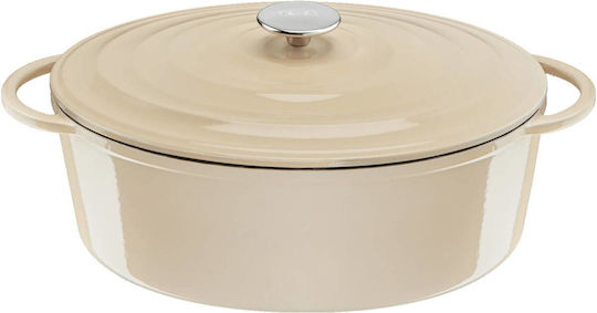 Tefal Gastră Ovală din Fontă 34x34cm 7.2l