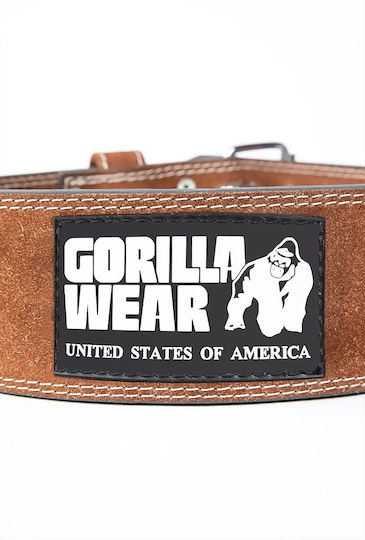 Gorilla Wear Leather Weightlifting Belt