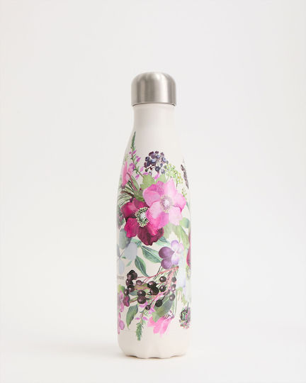 Chilly's Emma Bridgewater Thermos Bottle Stainless Steel BPA Free 500ml Winter Flowers