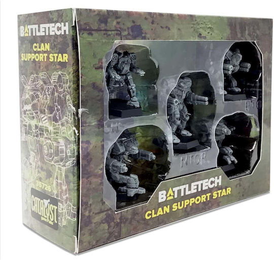 Catalyst Game Labs BattleTech Clan Support Star Figure