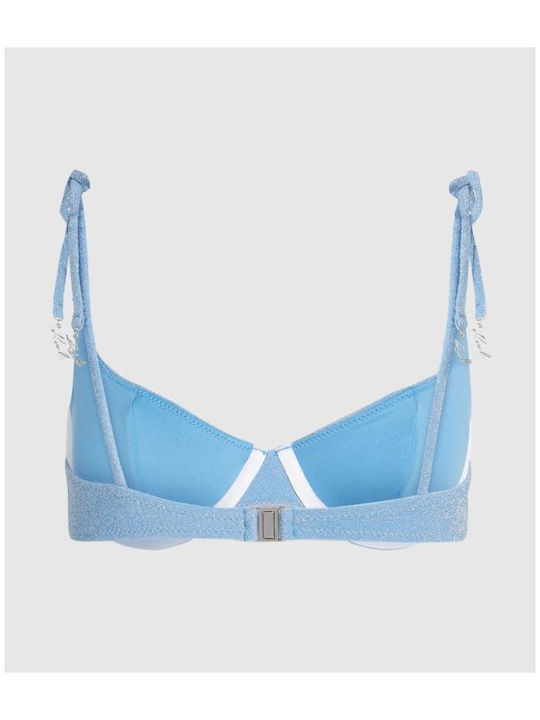 Topuri De Bikini Triunghi Albastru Deschis