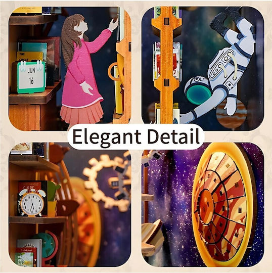 Tonecheer Παιχνίδι Κατασκευών Book Nook Kit Interstellar DIY