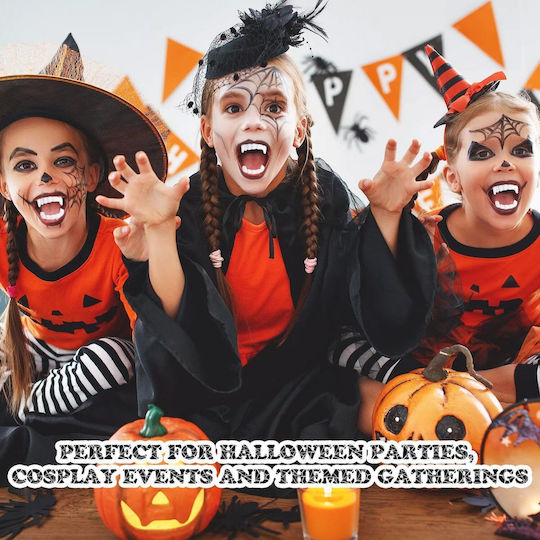 Vampire Αποκριάτικα Δόντια Λευκά για Halloween από Πλαστικό 10τμχ