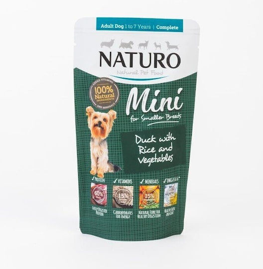 Naturo Υγρή Τροφή Σκύλων σε Κονσέρβα με Πάπια 150gr
