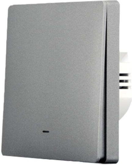 SmartWise Uni Вграден Стенен Прекъсвач Wi-Fi Сив
