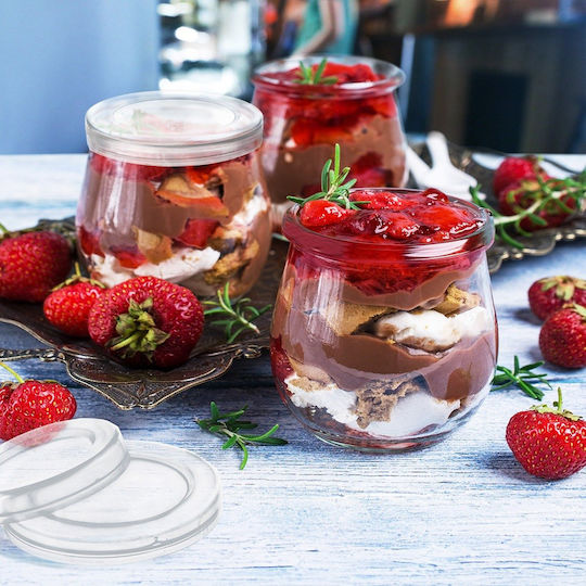 Lid Yogurt Jar 6.8 Cm 12 Pcs