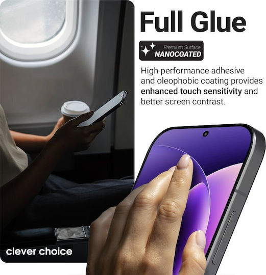 Crong 3D Armour Glass Lite Full Glue Закалено Стъкло Motorola Moto G57 Power 5G Crg3daglmog57p