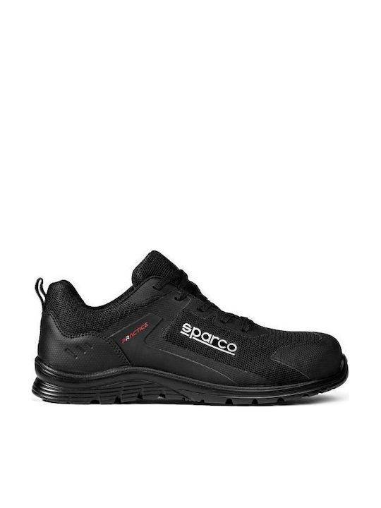 Sparco Practice Advanced Kyffin S1ps Sr Fo Sc Esd Black En Iso 20345:2022 + A1:2024 Btb0047b0k010