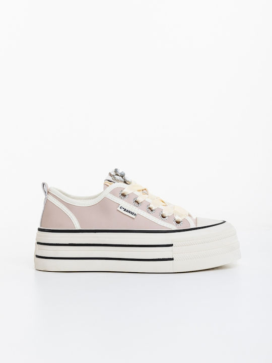 Adidași Flatform Pentru Femei Roz