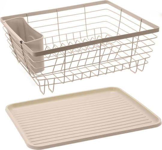 Brunbeste Sink Strainer Metallic Beige 37x30.5x15cm