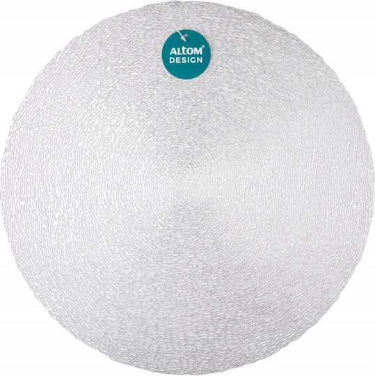 Altom Seturi De Masă Rotundă Metalică Argintie 38cm