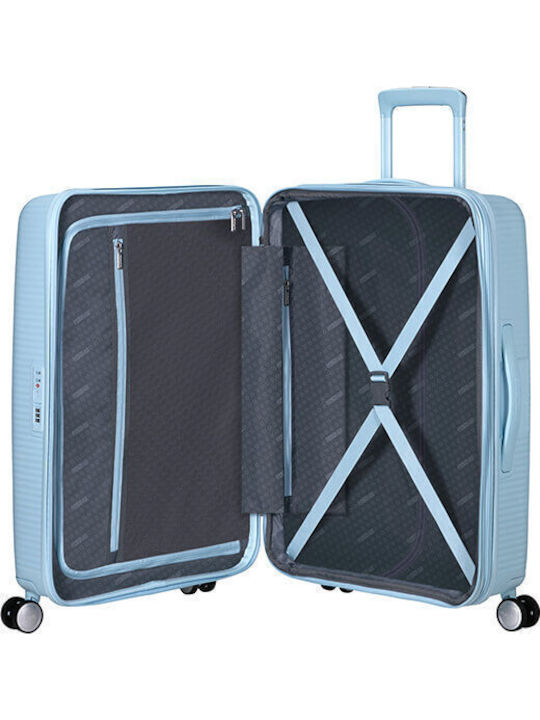 American Tourister Soundbox Μεσαία Pastel Blue American Tourister Soundbox Μεσαία Pastel Blue