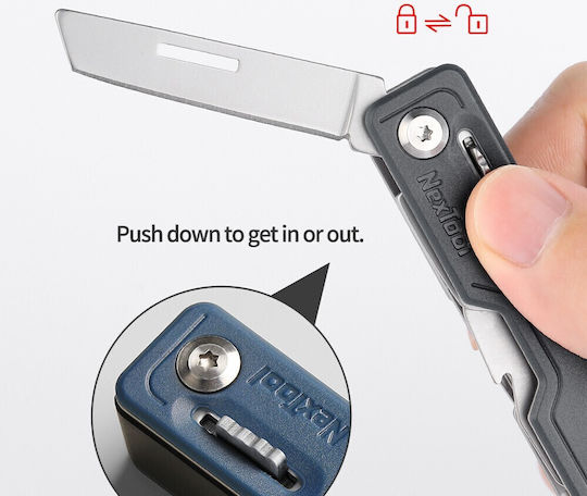 NexTool Πολυεργαλείο Μαύρο σε Θήκη