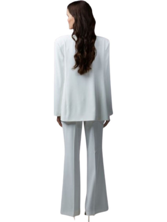 Sarah Lawrence Γυναικείο Κρεπ Σακάκι Offwhite