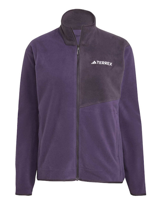 Zaketa Terrex Fz Flc W Women's Cardigan with Zipper Purple