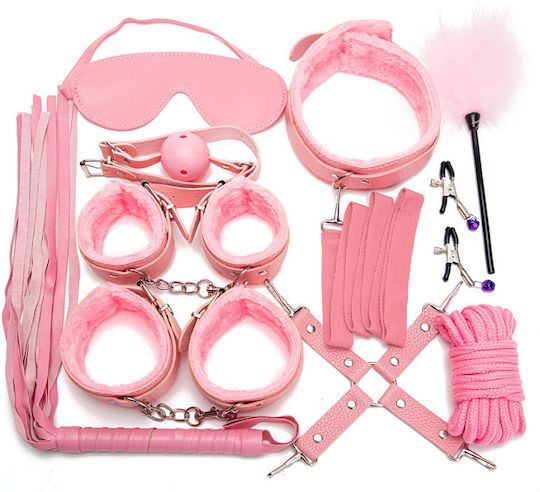 La Lolita Amsterdam BDSM Kit σε Κόκκινο Χρώμα 11τμχ