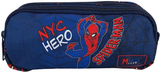 Κασετινα 21χ6χ9εκ 2φερμουαρ Spiderman Nyc Heroes
