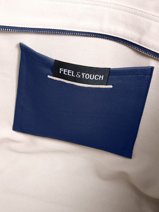 Feel & Touch Caribbean Strandtasche Blau