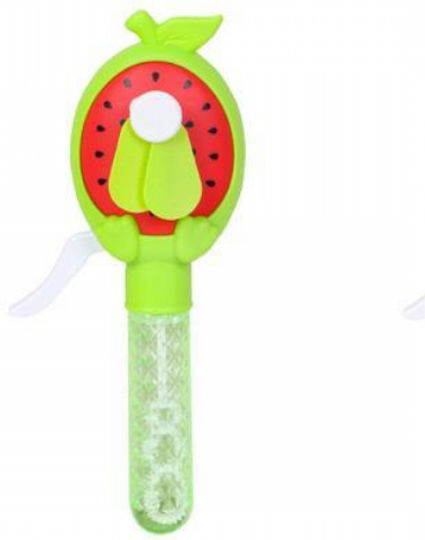 Bubble Makers Fan 9x20cm 3 Colors Luna Set 12 Pcs Set 12 Pieces