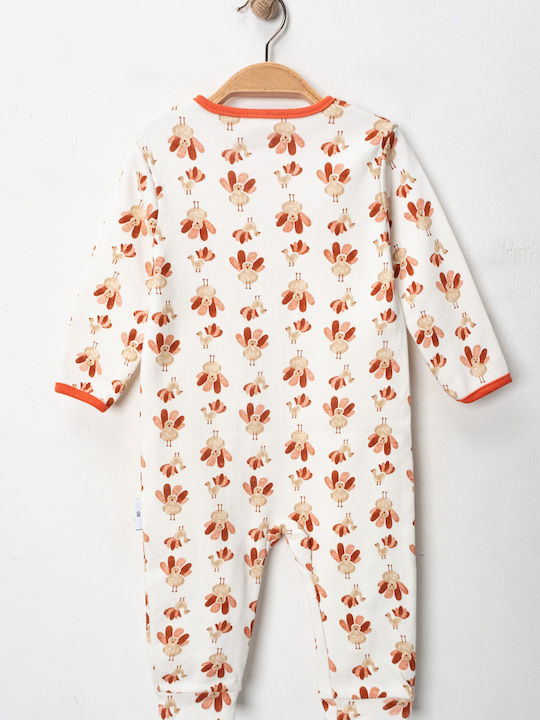 SteweHome Set Baby-Strampler Orange 3 Stück