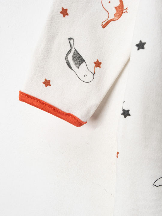 SteweHome Set Baby-Strampler Orange 3 Stück