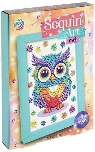 Moxy Diamond Painting Комплект с Рамка 19x19см Бухал