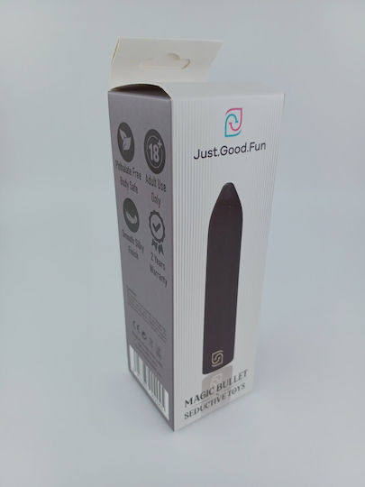 Just Good Fun Magic Mini Δονητής Bullet 8cm Μαύρος