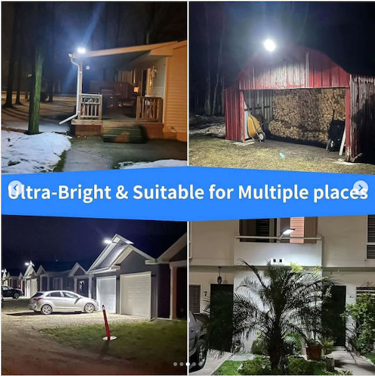 Waterproof Solar LED Flood Light 12 Cob 150 Led 200w Remote Control