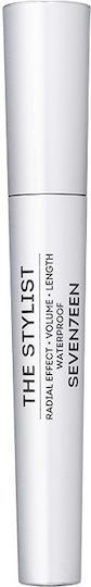 Seventeen The Stylist Waterproof Mascara für Band, Eisstockschießen & Länge 01 Black 9ml