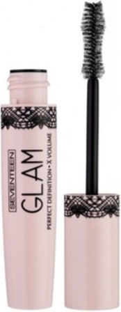 Seventeen Glam Mascara for volume & Curling 01 Black 13ml