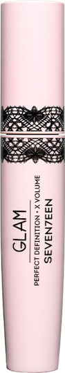 Seventeen Glam Mascara for volume & Curling 01 Black 13ml