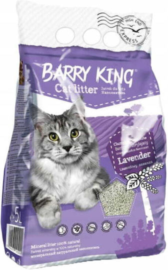 Barry King Bentonit Katzenstreu mit Duft Lavendel 5Es