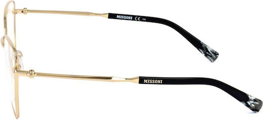 Missoni Γυναικείος Μεταλλικός Σκελετός Γυαλιών Cat Eye σε Ροζ Χρυσό Χρώμα MIS 0097 000