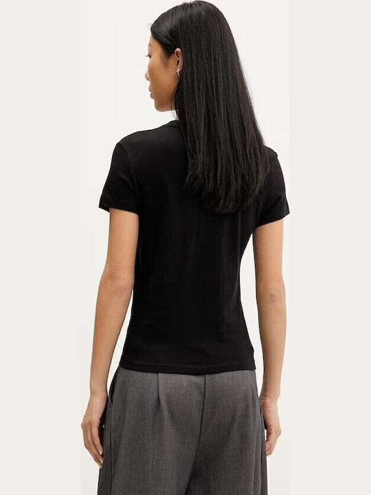Tommy Hilfiger Damen T-Shirt Schwarz
