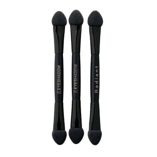 Radiant Professional Makeup Brush Set for Eye Shadow with Synthetic Bristle 211 3 Pieces