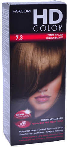 Farcom HD Color Боя За Коса 7.3 Рус Златист 60мл