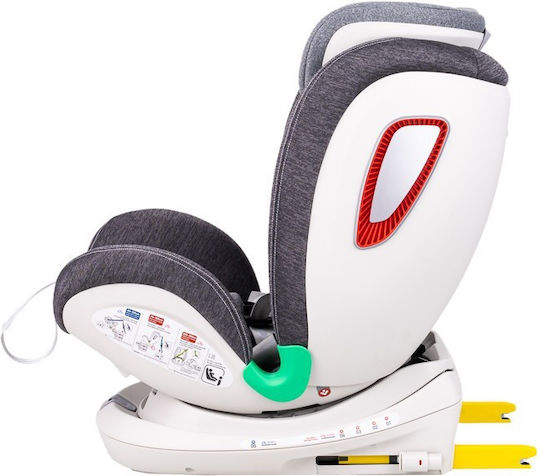 Buf Boof Platinum Deluxe Car Seat i-Size with Isofix Gray 0-36 kg