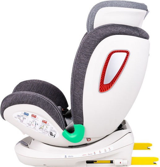 Buf Boof Platinum Deluxe Car Seat i-Size with Isofix Gray 0-36 kg