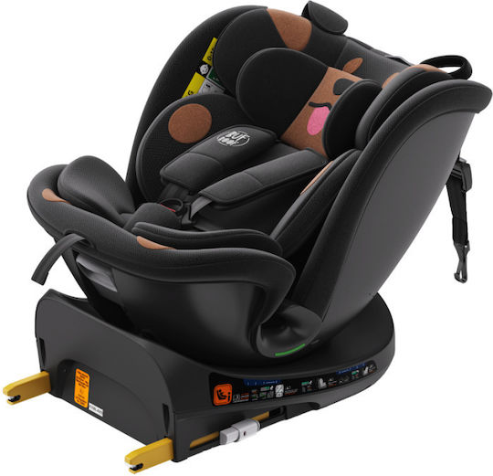 Buf Boof B-Joy Deluxe Столче За Кола i-Размер С Isofix Черно 0-36 кг