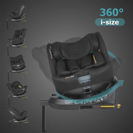 Coccolle Ario Καθισματάκι Αυτοκινήτου i-Size με Isofix Midnight Black