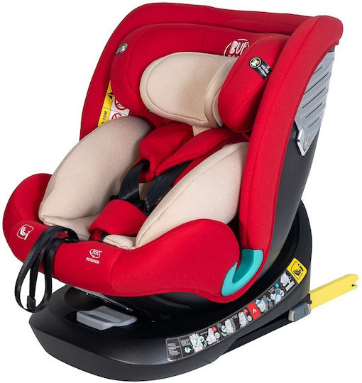 Buf Boof Saphir Deluxe Scaun Auto i-Size cu Isofix Roșu 0-36 kg