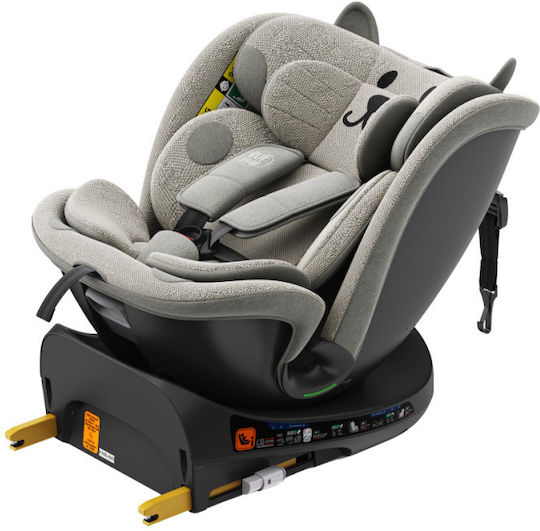 Buf Boof B-Joy Deluxe Car Seat i-Size with Isofix Light Grey CAT 0-36 kg