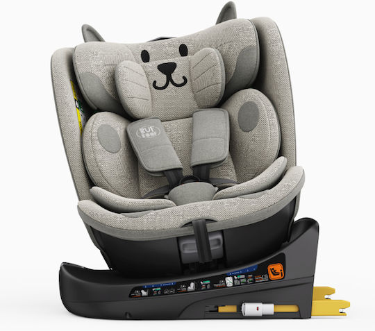 Buf Boof B-Joy Deluxe Car Seat i-Size with Isofix Light Grey CAT 0-36 kg
