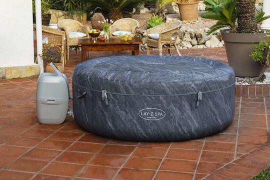 Bestway Στρογγυλή Πισίνα Φουσκωτή με Υδρομασάζ 180x66εκ.