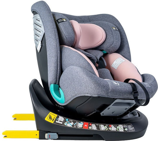 Buf Boof Saphir Deluxe Детско Столче за Кола i-Размер с Isofix Розов 0-36 кг